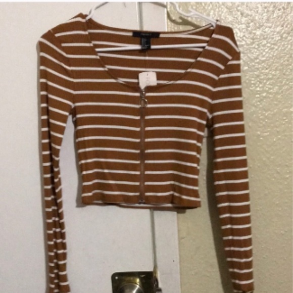 Stripped crop top - Picture 1 of 2